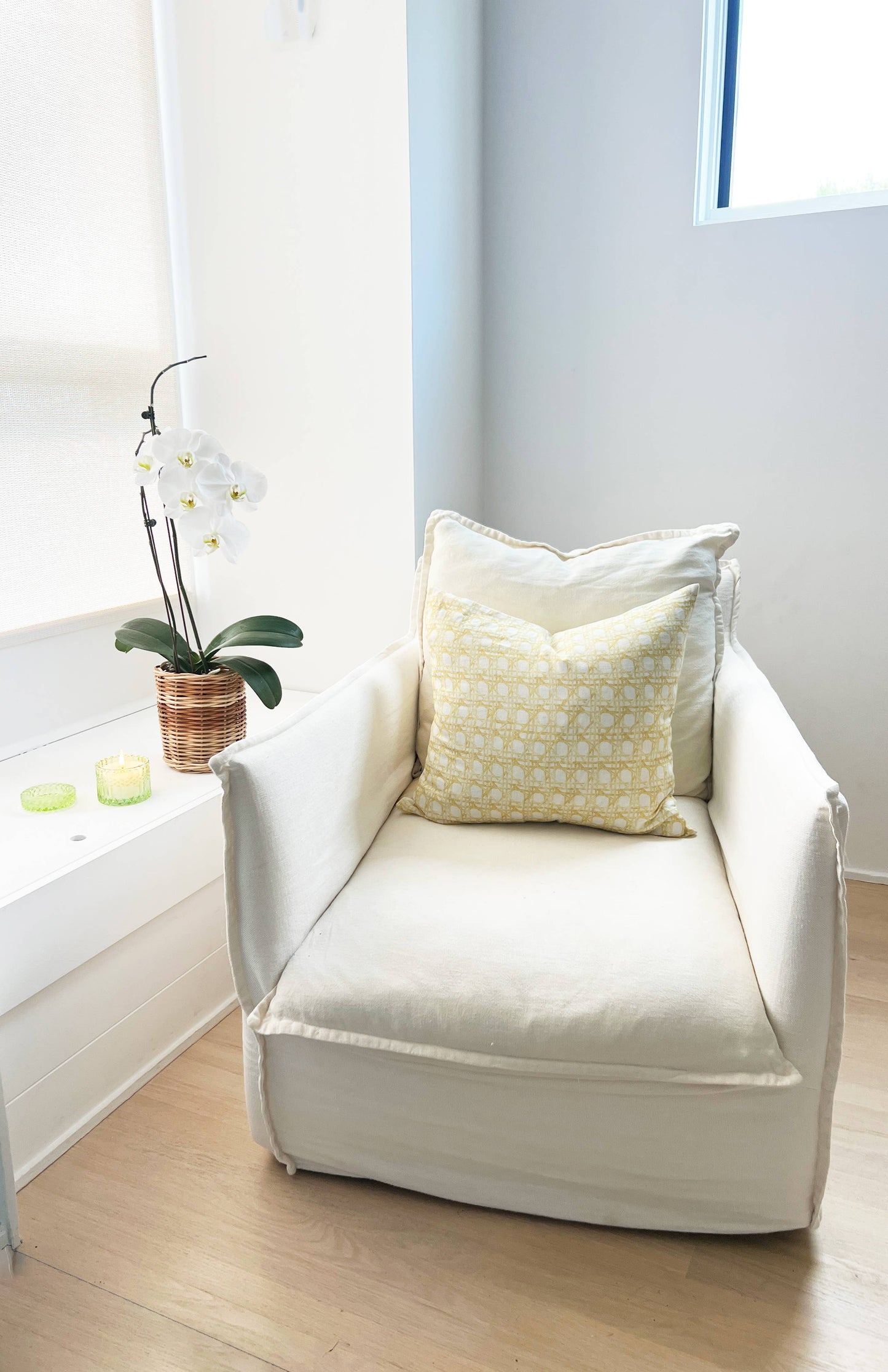 Palm Beach Nantucket Basket Weave Throw Pillow Cover