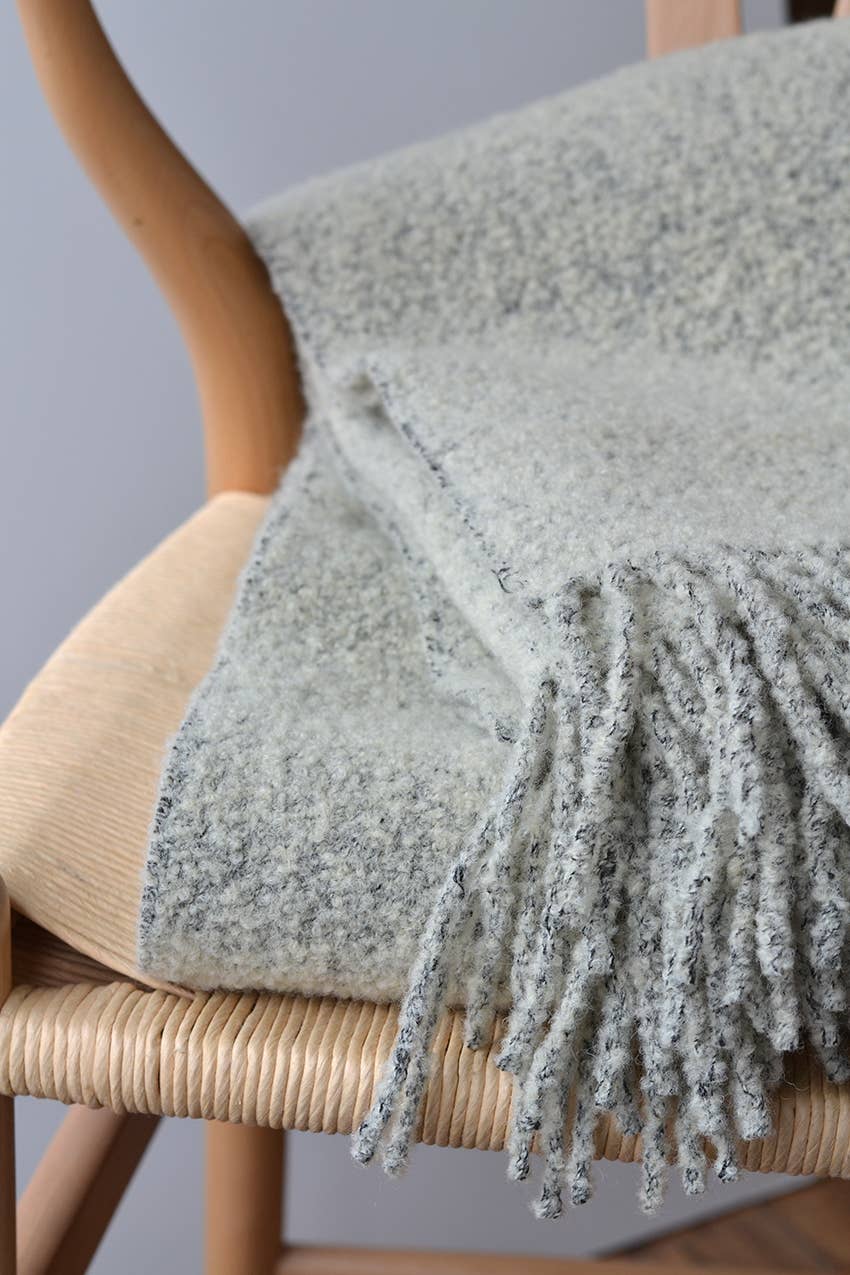 Baldwin Wool Boucle Throw