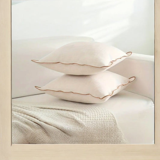 Scalloped Throw Pillow Set of 2