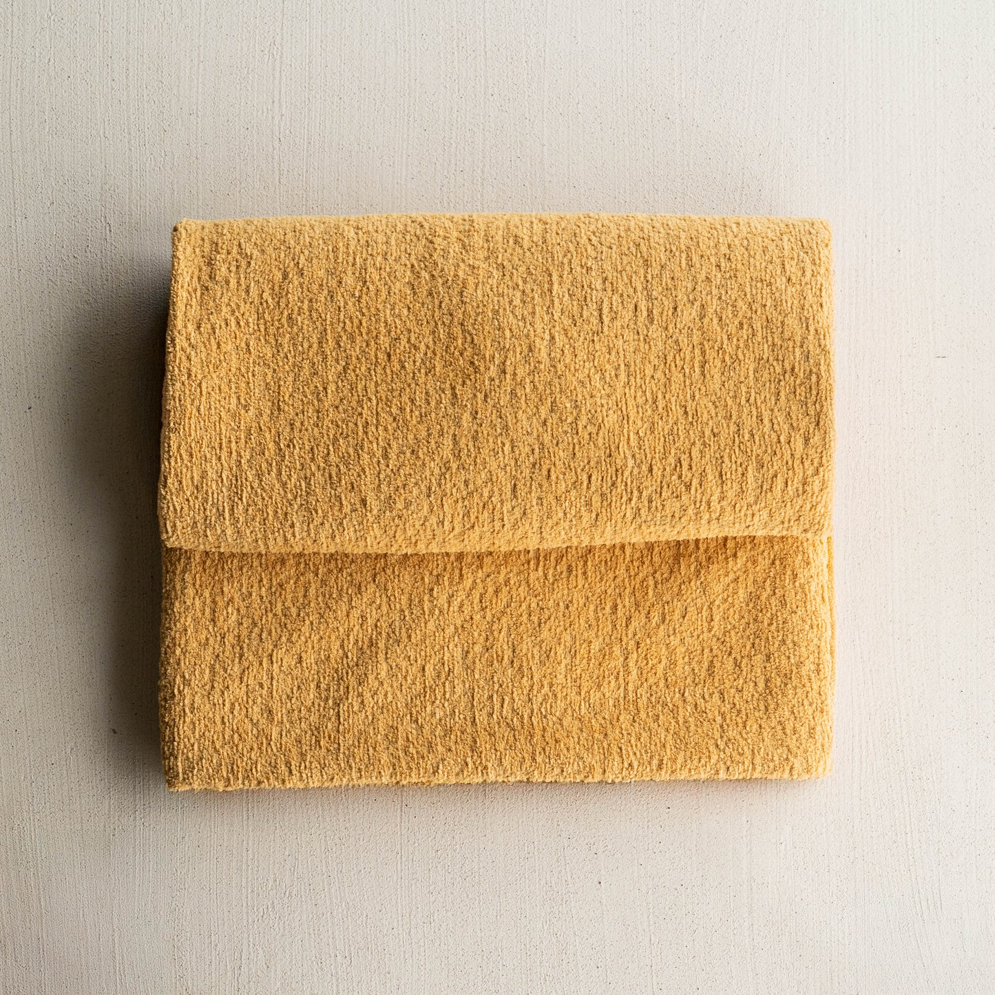 Amber Ridge Mustard Yellow Throw Blanket - 195x132cm