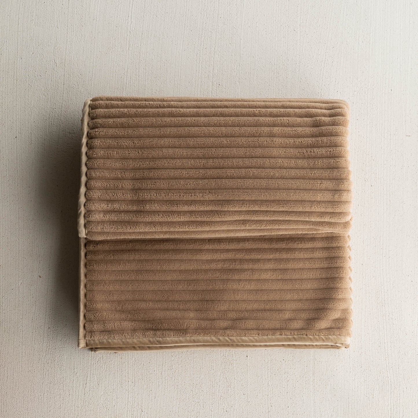 Cafe Beige Line Throw Blanket - 180x140cm