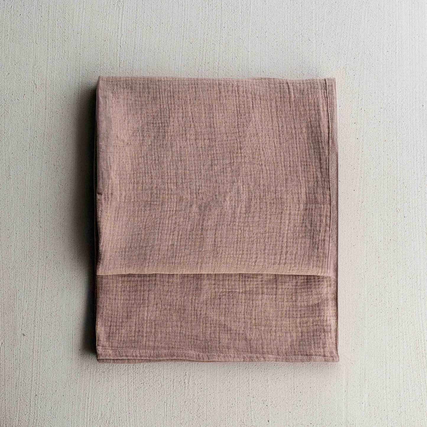 Stone Haze Linen Throw Blanket