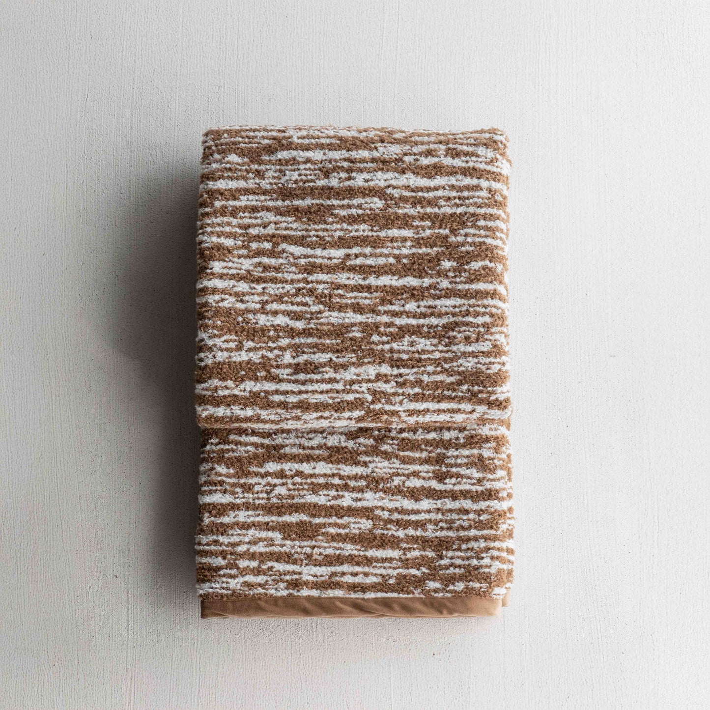 Folia Cozy Brown Throw Blanket - 205x154cm