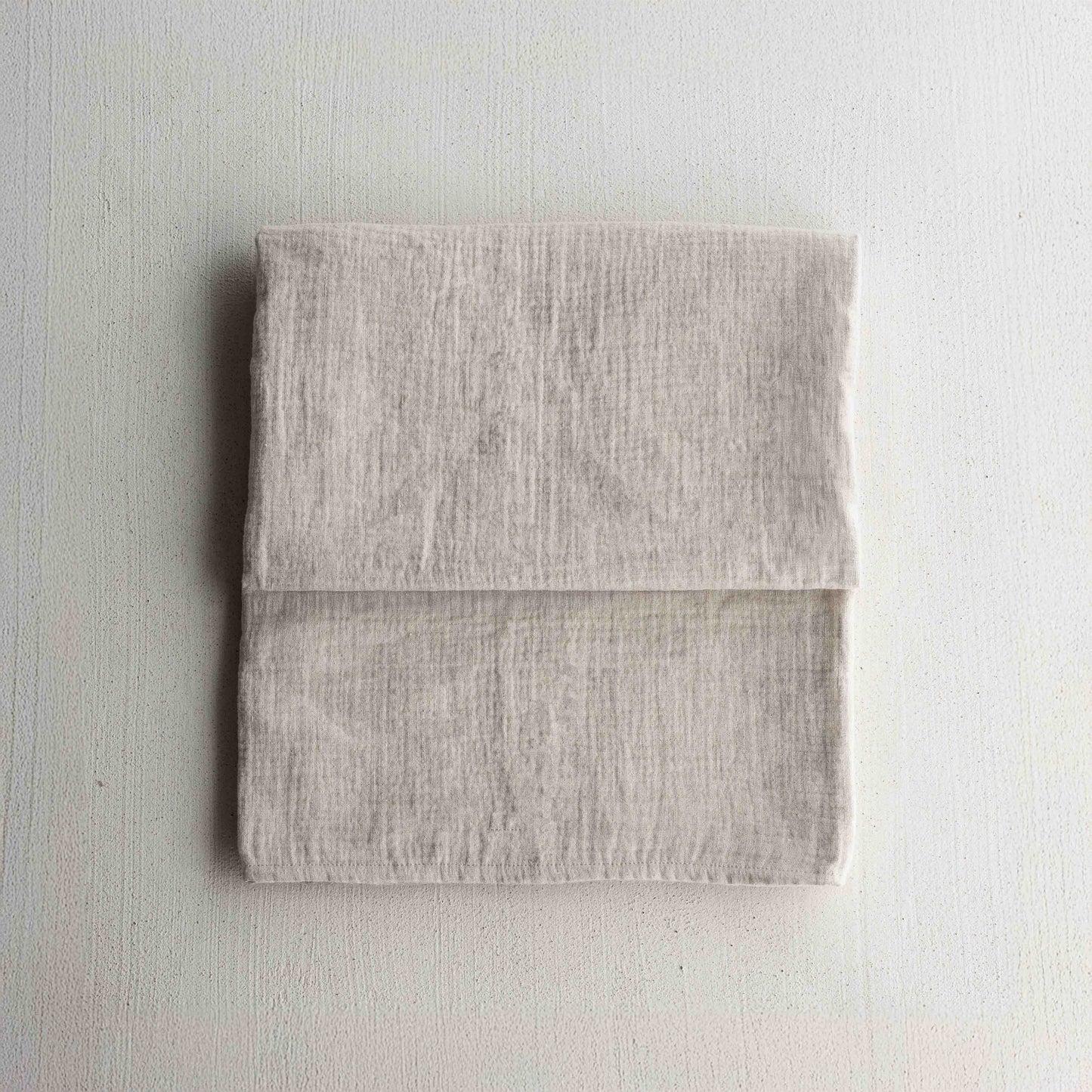 Haze Beige Linen Throw Blanket