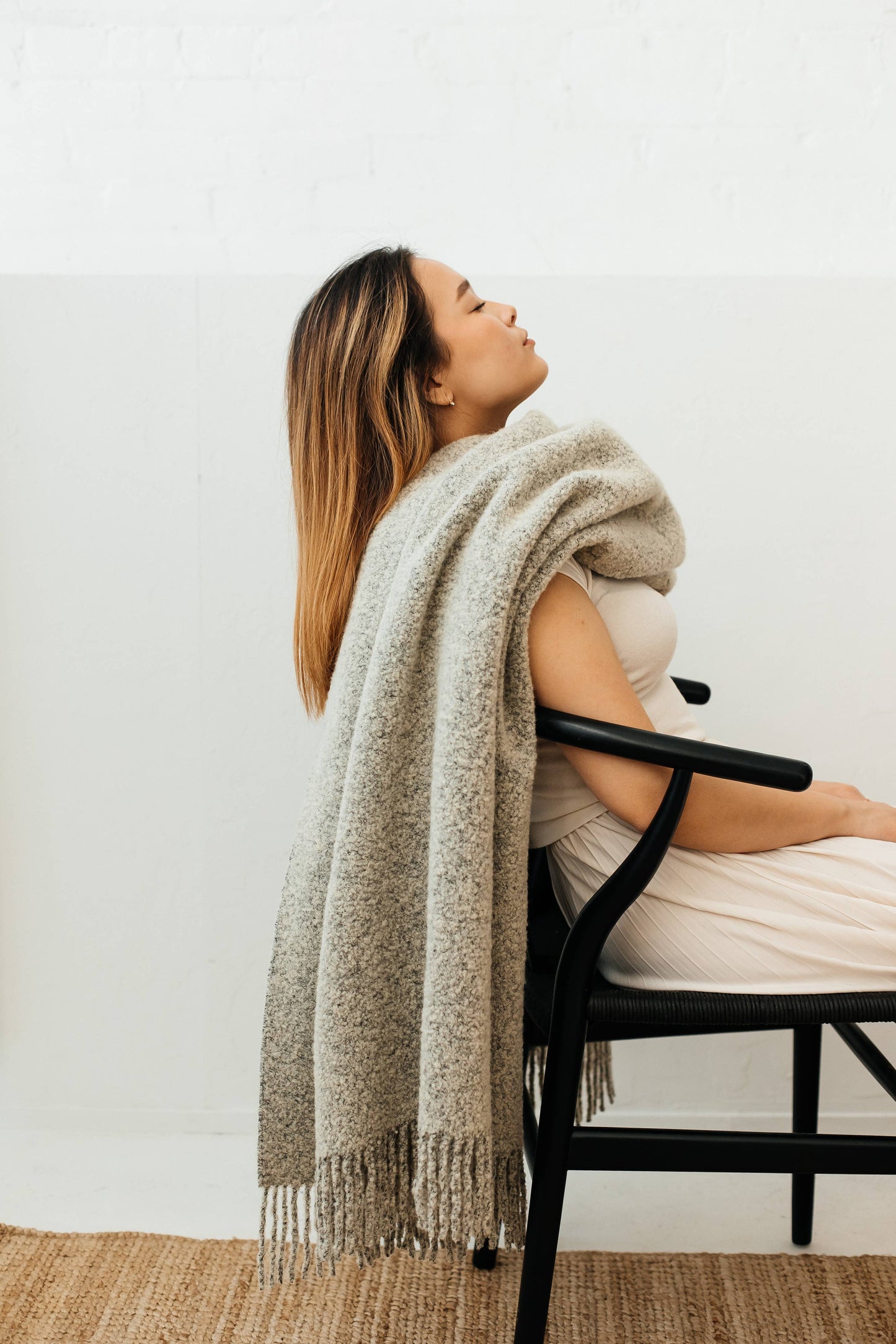 Baldwin Wool Boucle Throw