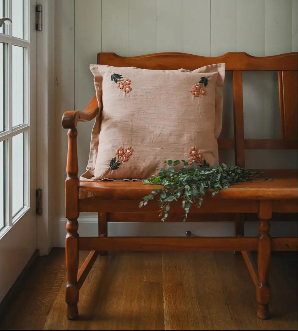 Ada Clare Pillow Cover (Rose)
