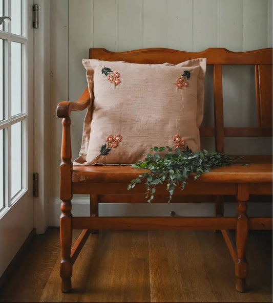 Ada Clare Pillow Cover (Rose)